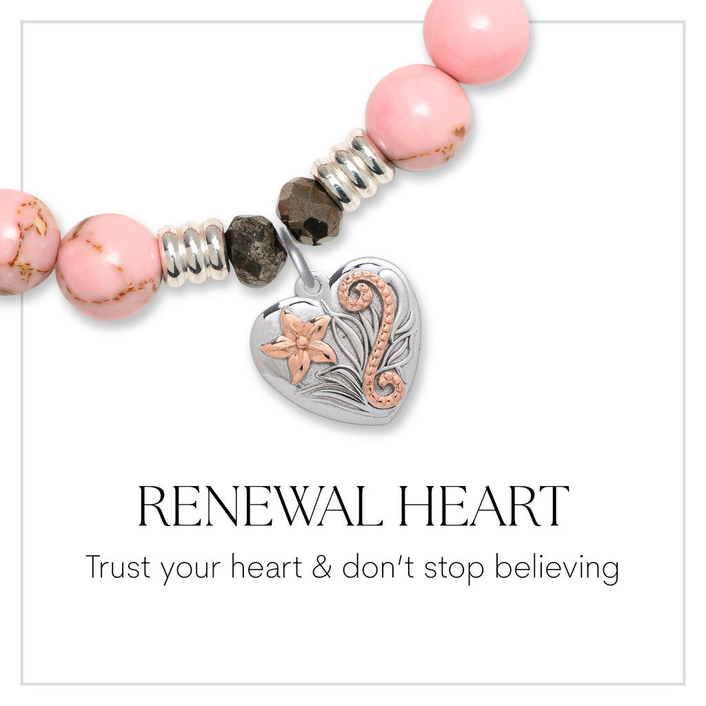 Renewal Heart Charm Bracelet Collection