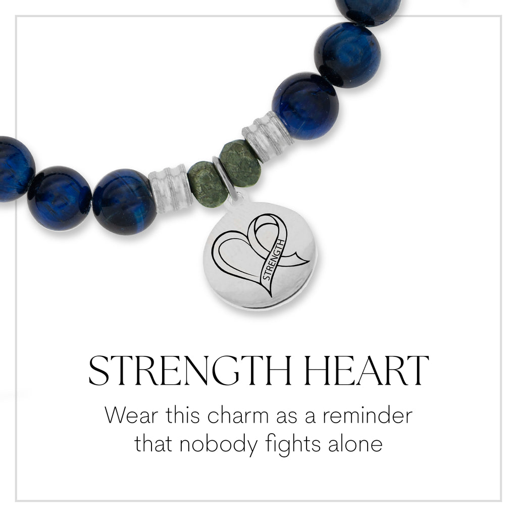Strength Heart Charm Bracelet Collection