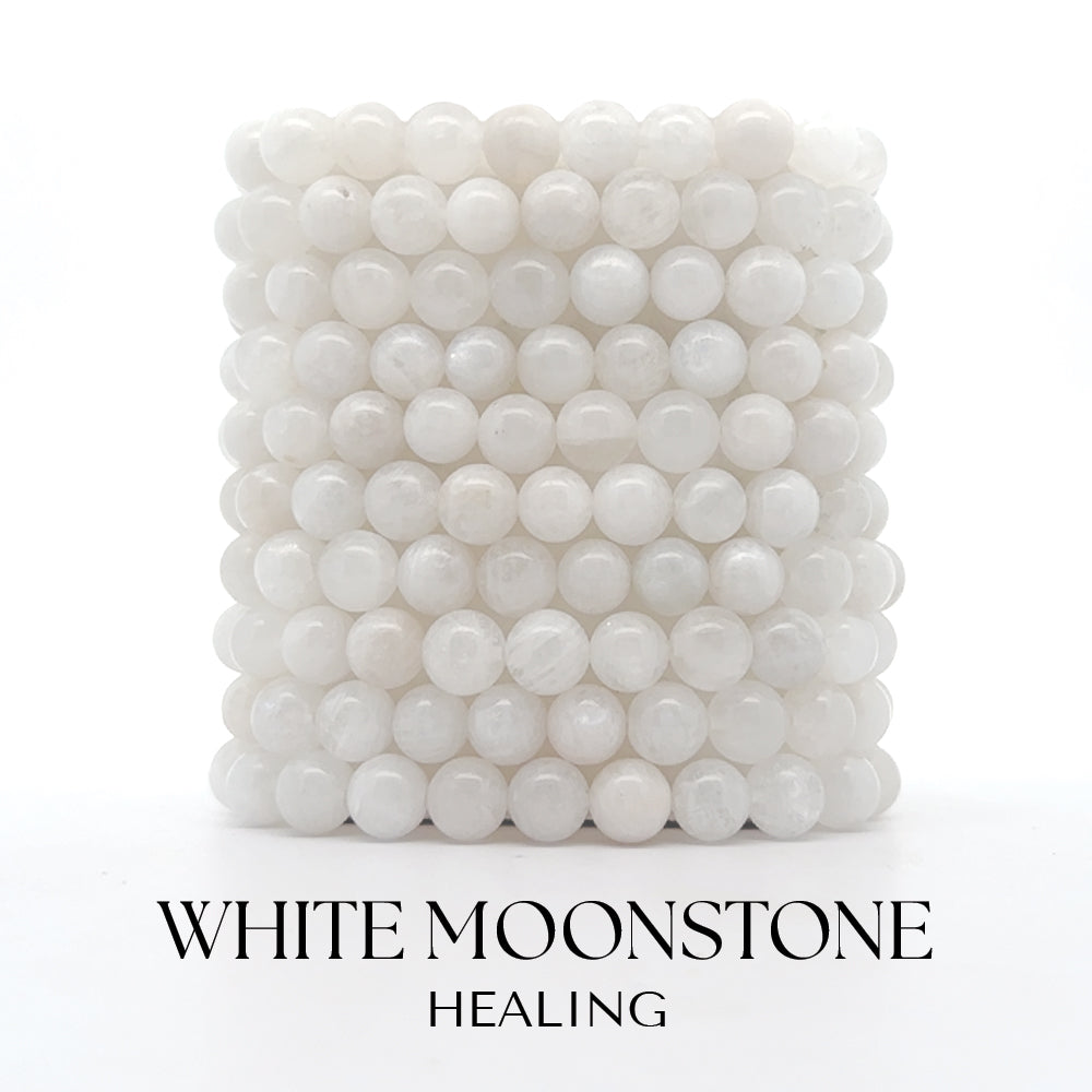 White Moonstone Gemstone Collection