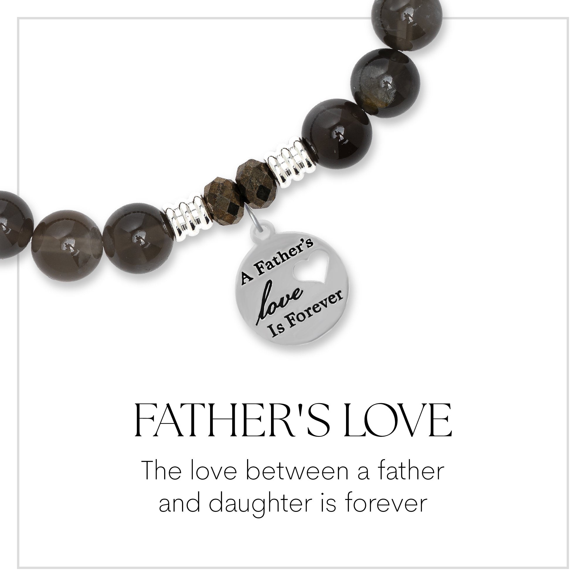Father's Love Sterling Silver Charm Bracelet Collection