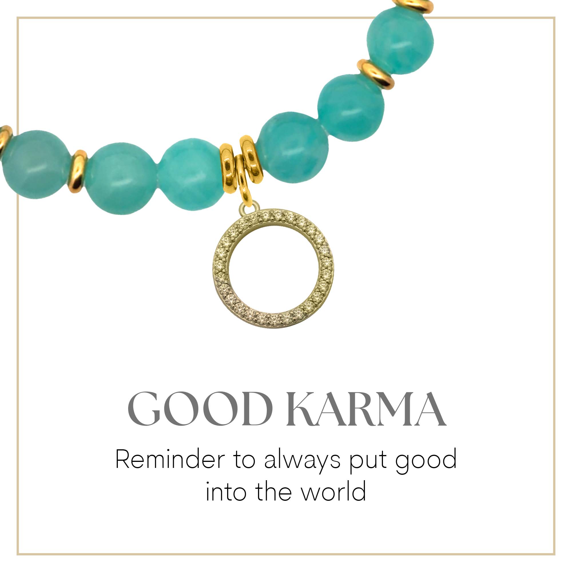 Good Karma Gold Charm Bracelet Collection