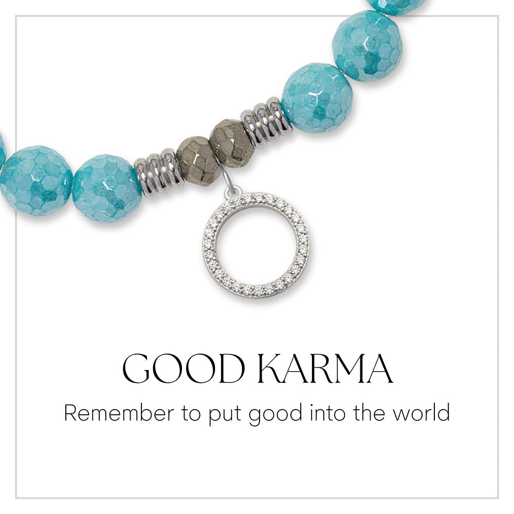 Good Karma Sterling Silver Charm Bracelet Collection