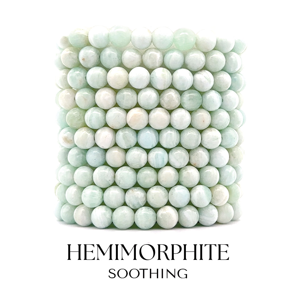 Hemimorphite Gemstone Bracelet Collection