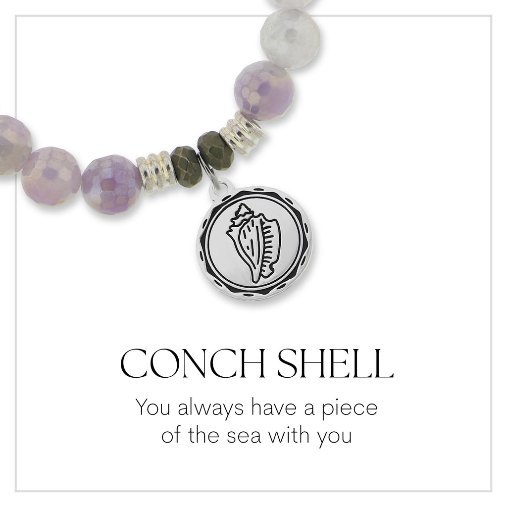 Conch Shell Charm Bracelet Collection