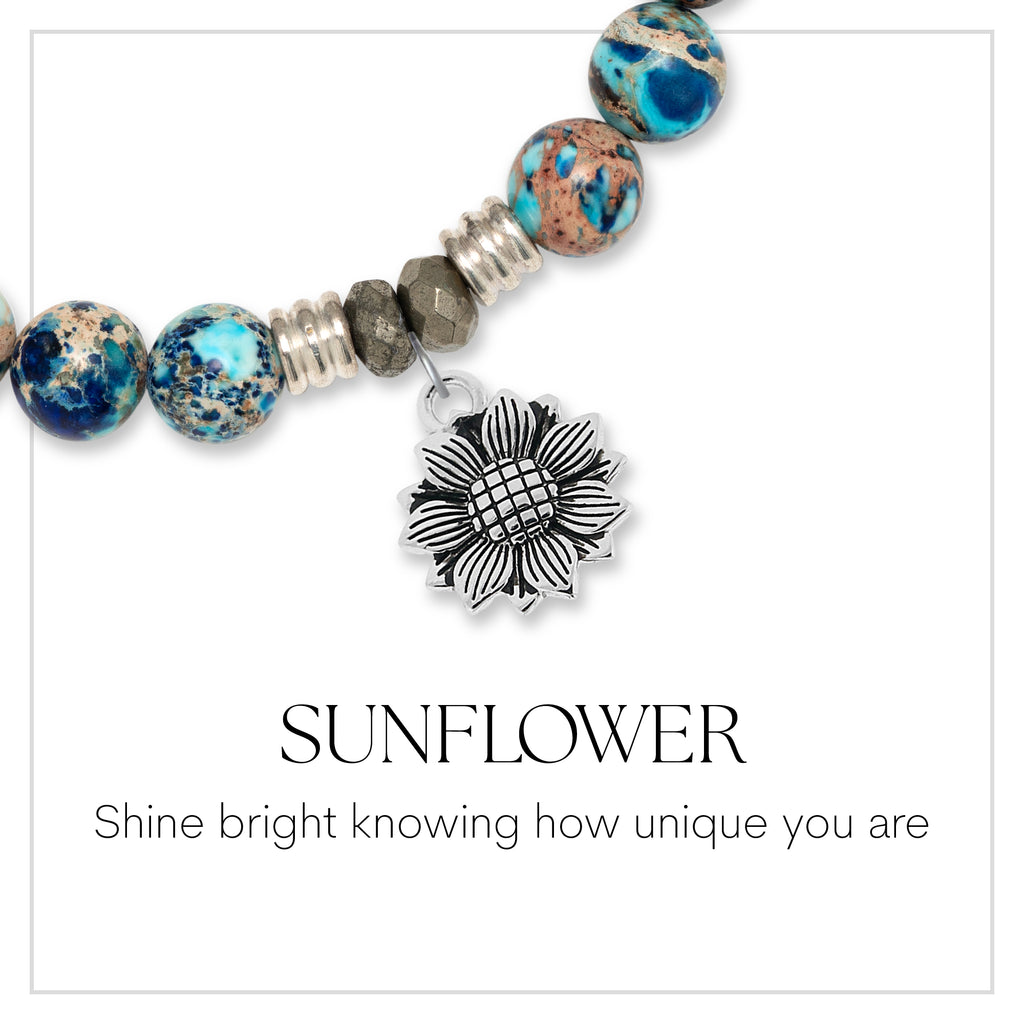 Sunflower Charm Bracelet Collection