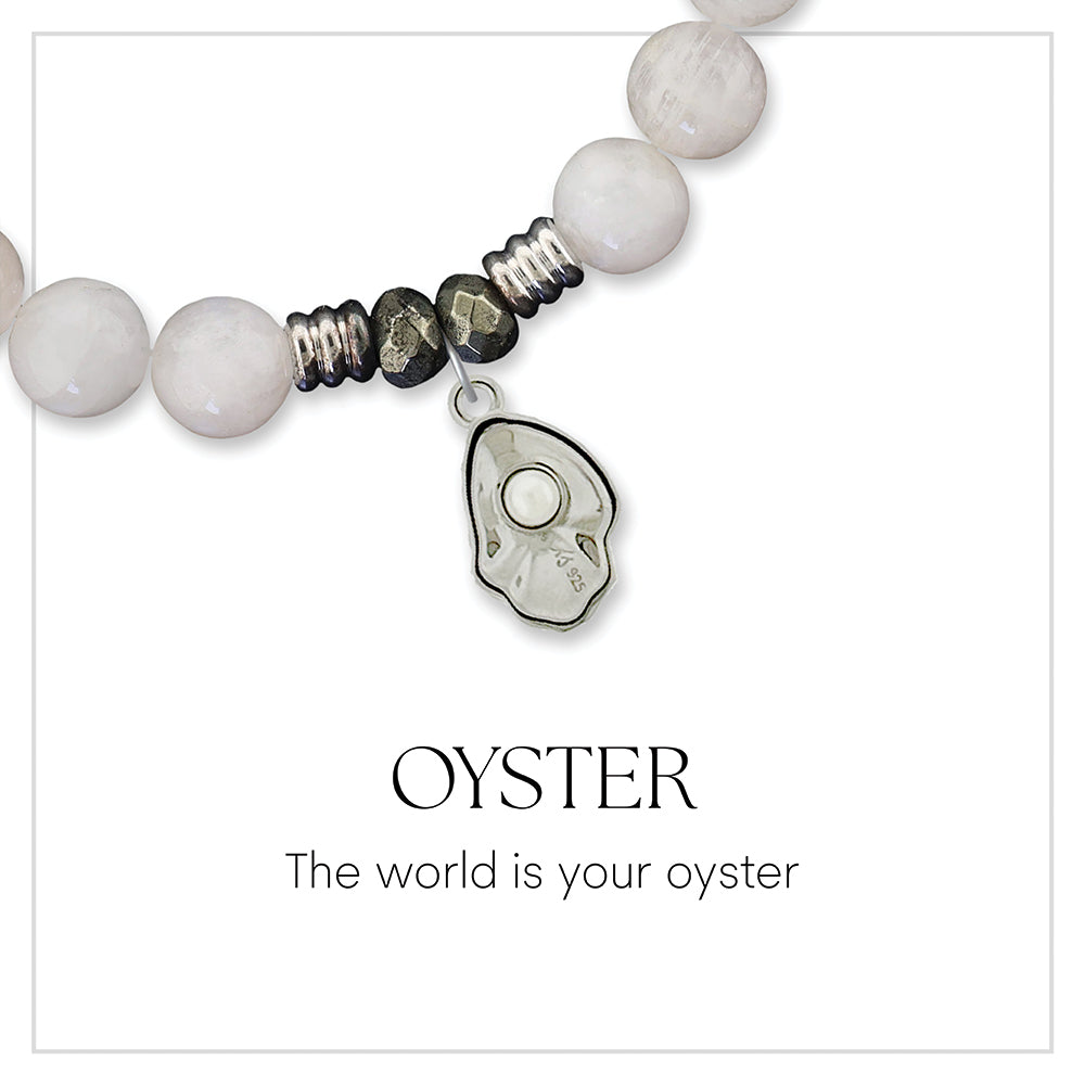 Oyster Sterling Silver Charm Bracelet Collection