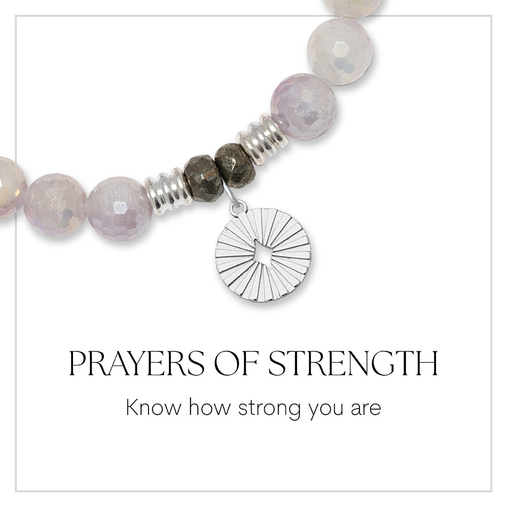Prayers of Strength Sterling Silver Charm Bracelet Collection