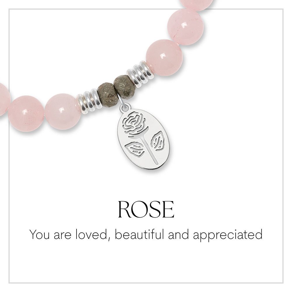 Rose Cutout Charm Bracelet Collection