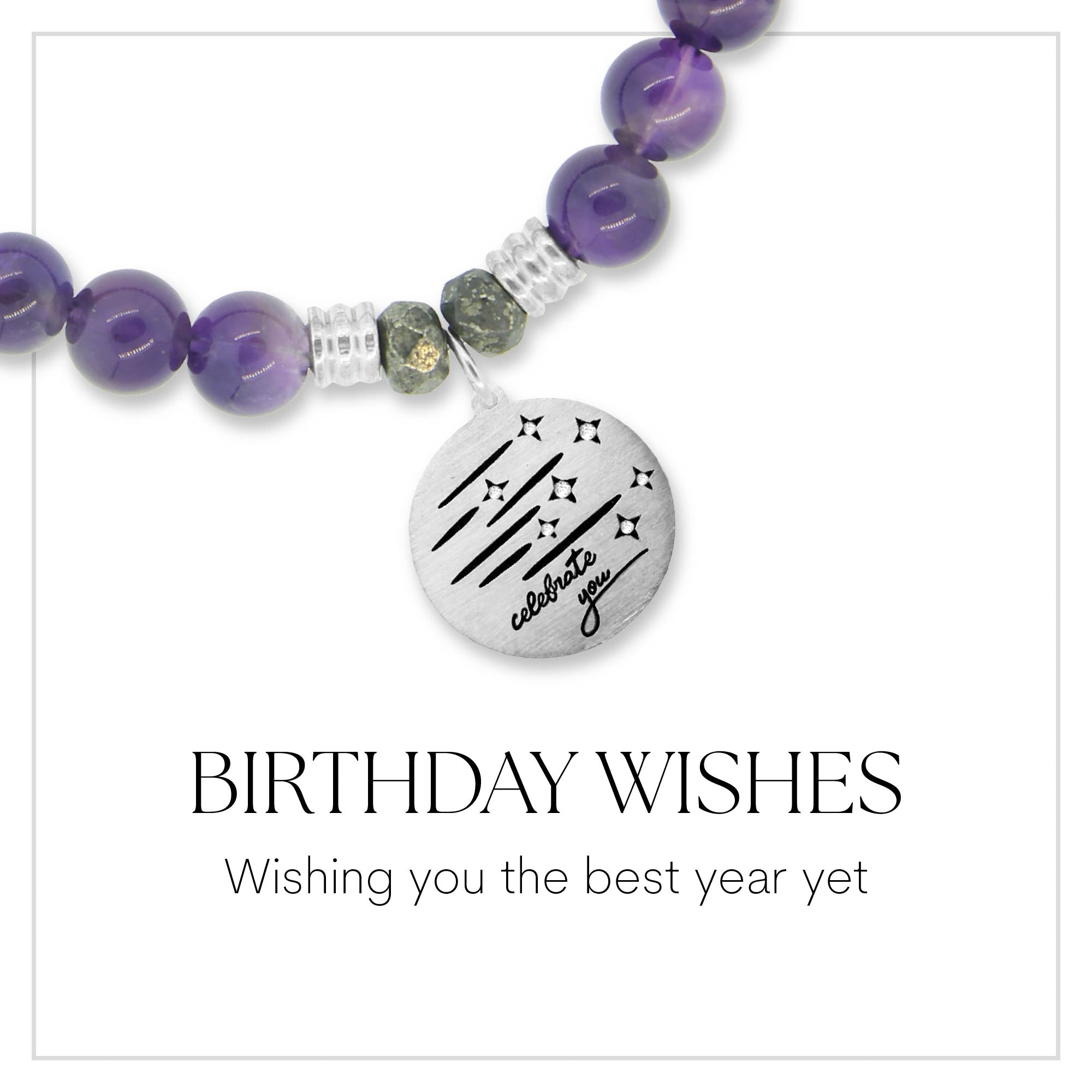 Birthday Wishes Sterling Silver Charm Bracelet Collection