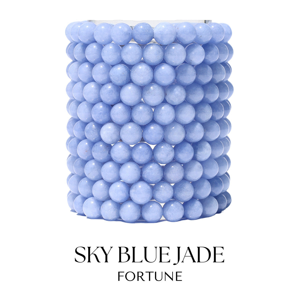 Sky Blue Jade Gemstone Collection