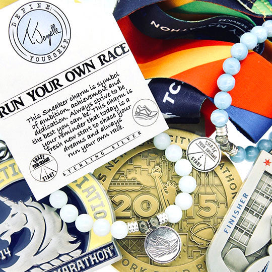 Run Your Own Race Charm Bracelet Collection