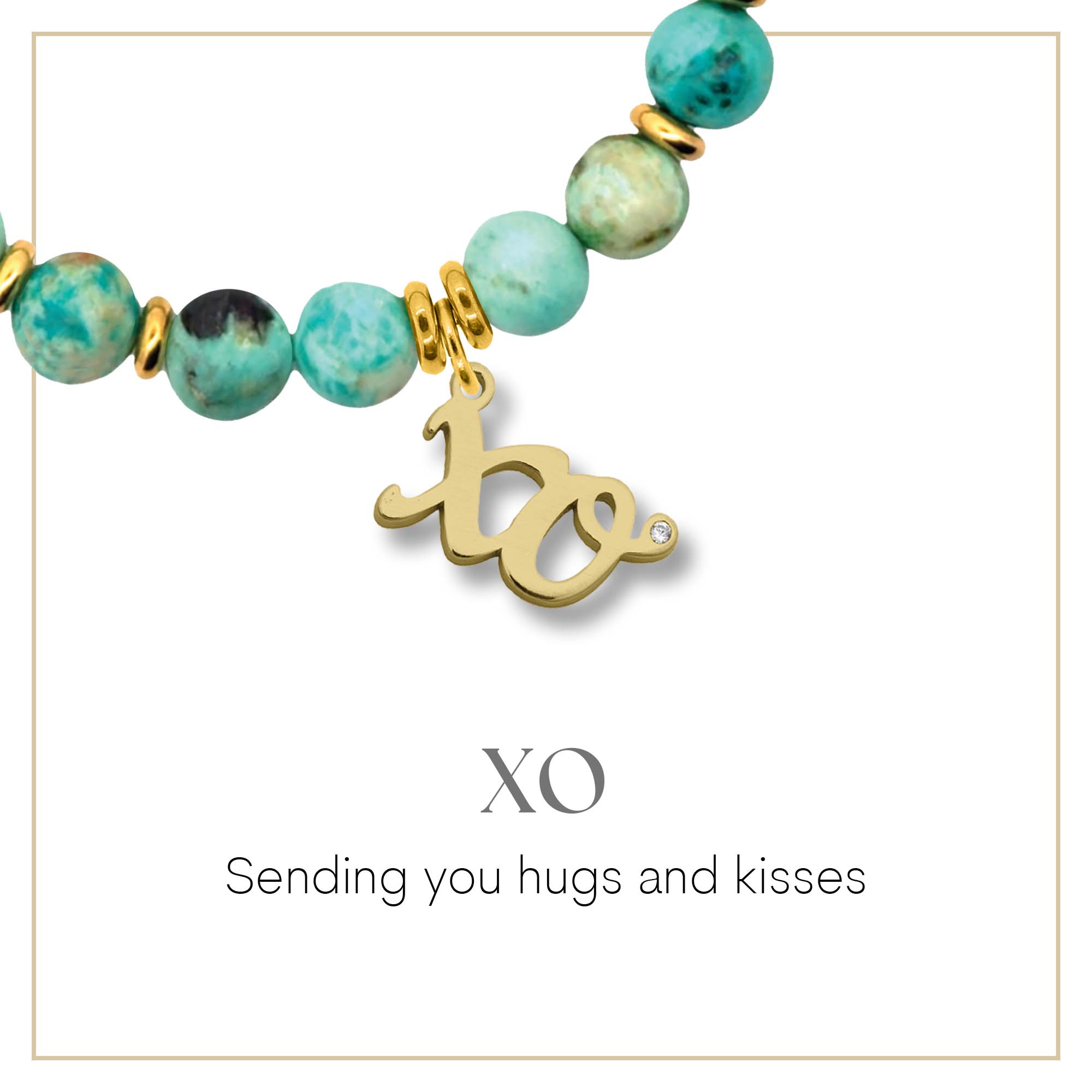 XO Gold Charm Bracelet Collection