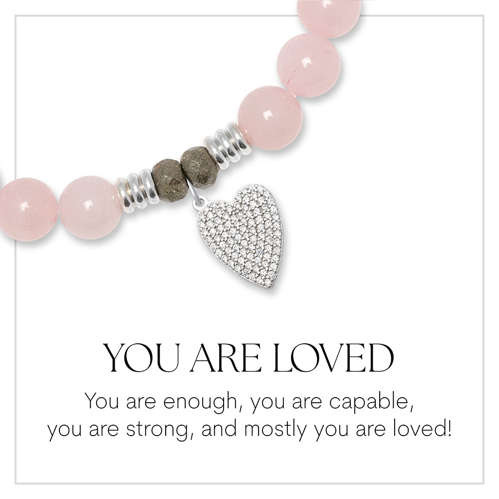 You Are Loved Sterling Silver Charm Bracelet Collection