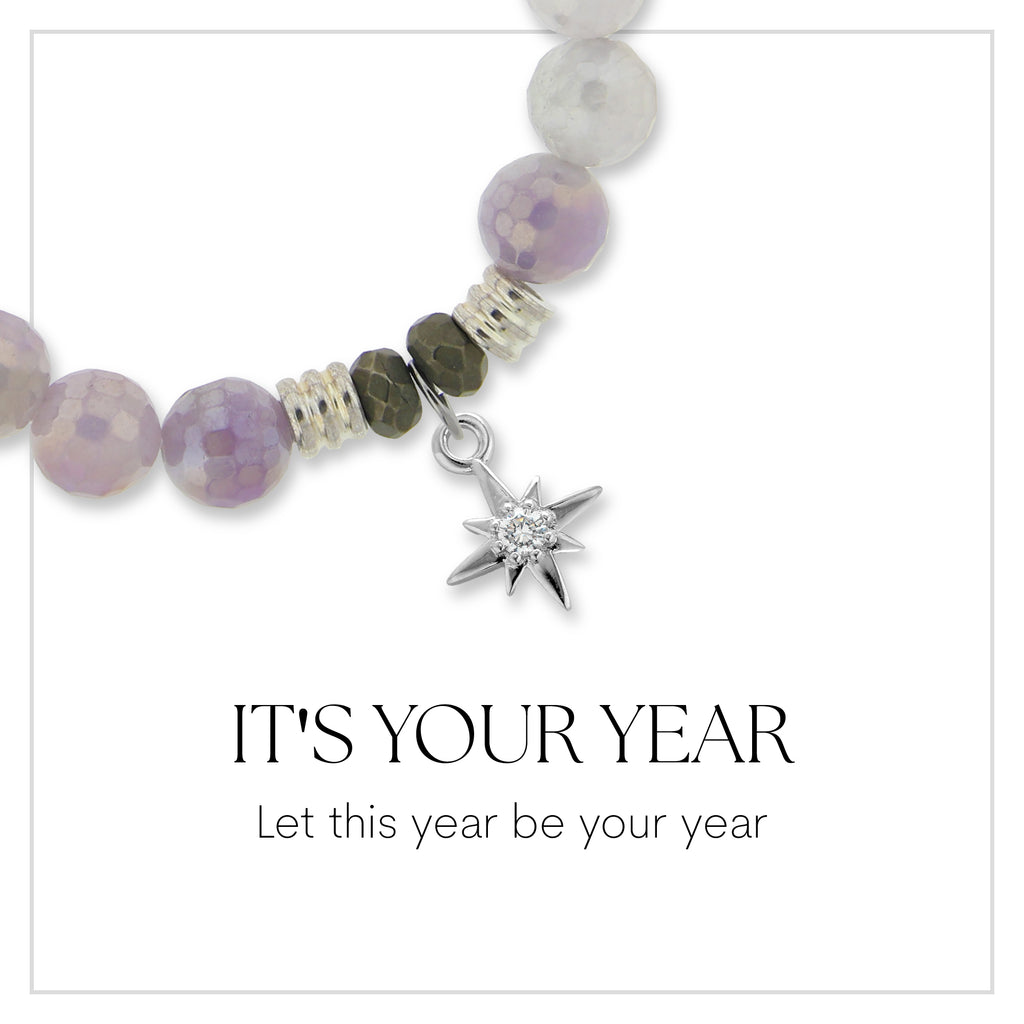Gold your year charm bracelet