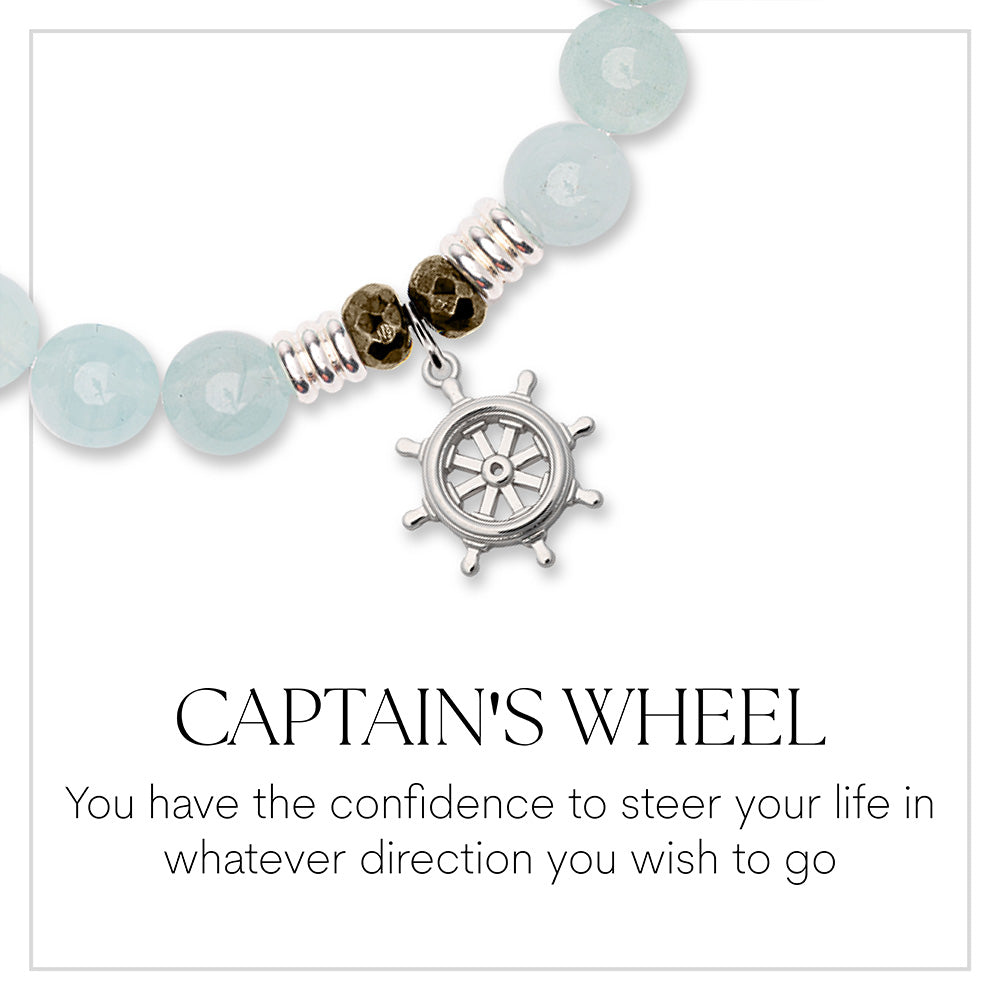 Captain Wheel Sterling Silver Charm Bracelet Collection