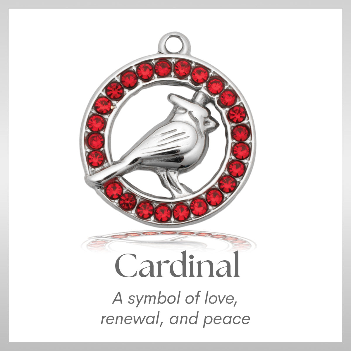 Cardinal Garnet CZ Charm Bracelet Collection