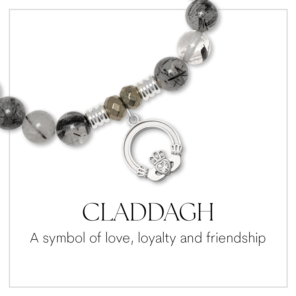 Claddagh Sterling Silver Charm Bracelet Collection