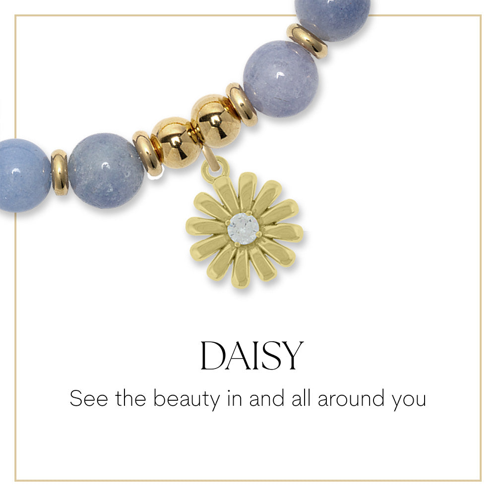 Daisy Gold Charm Bracelet Collection