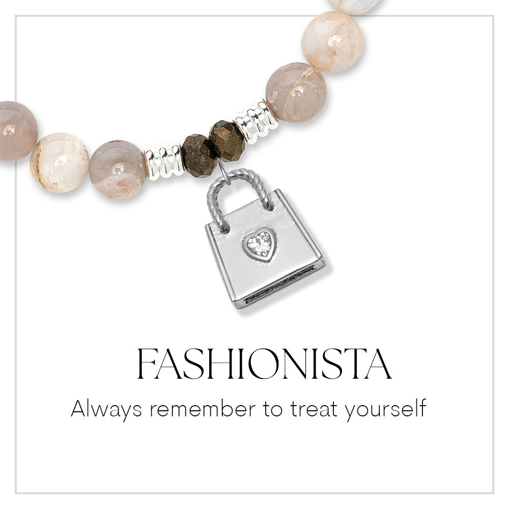 Fashionista Sterling Silver Charm Bracelet Collection