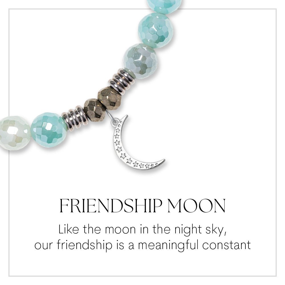 Friendship Moon Charm Bracelet Collection