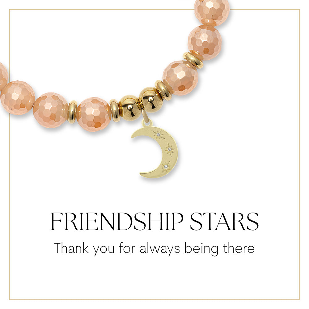Friendship Stars Gold Charm Bracelet Collection