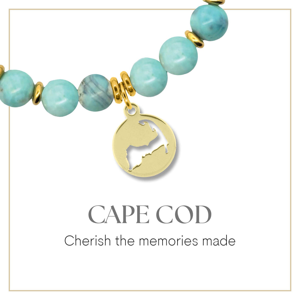 Cape Cod Gold Charm Bracelet