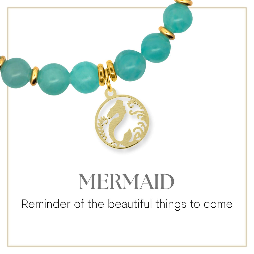Gold Mermaid Charm Bracelet Collection