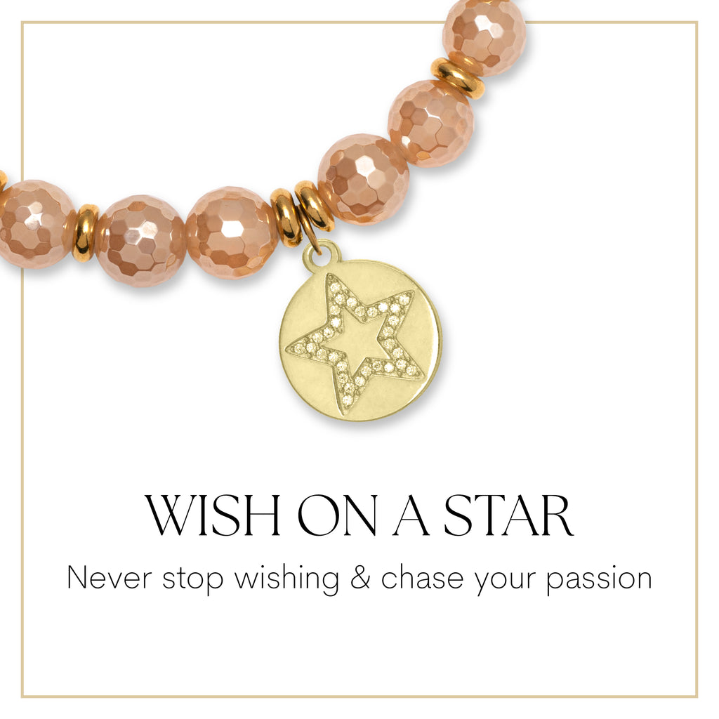 Gold Wish on a Star Gold Charm Bracelet Collection