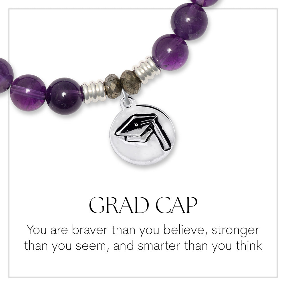 Grad Cap Charm Bracelet Collection