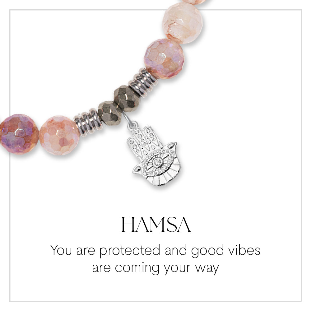 Hamsa Sterling Silver Charm Bracelet Collection