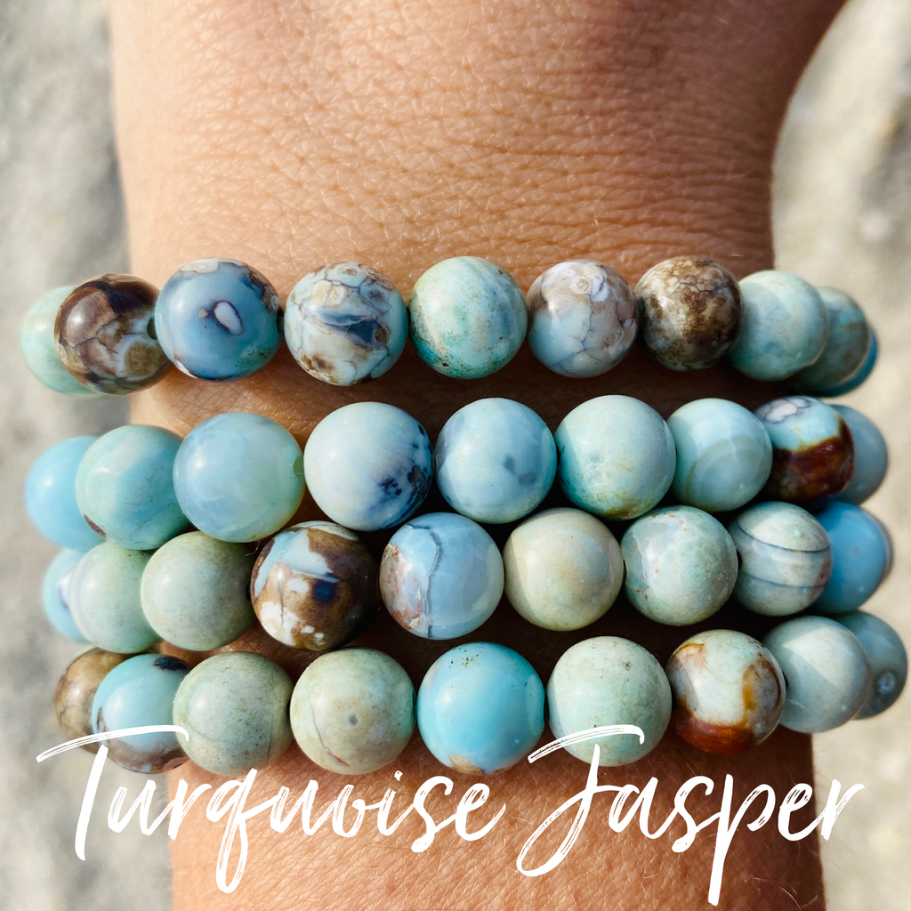 Turquoise Jasper Gemstone Bracelet Collection