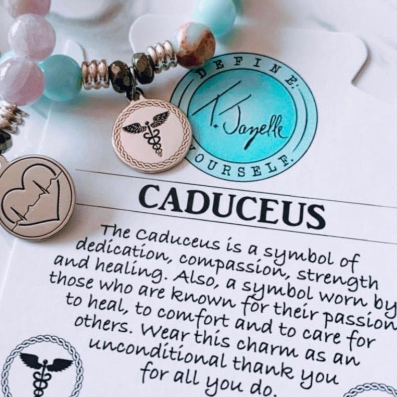 Caduceus Sterling Silver Charm Collection