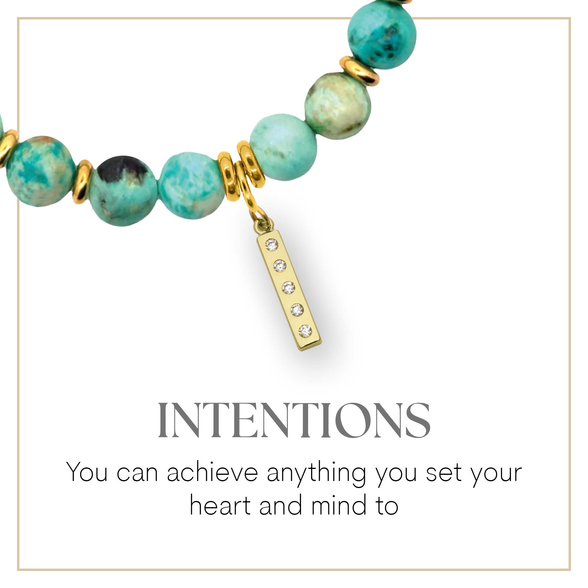 Intentions Gold Charm Bracelet Collection