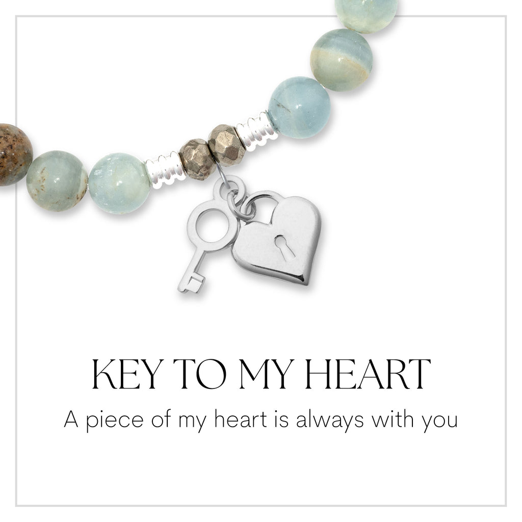 Key to my Heart Charm Bracelet Collection