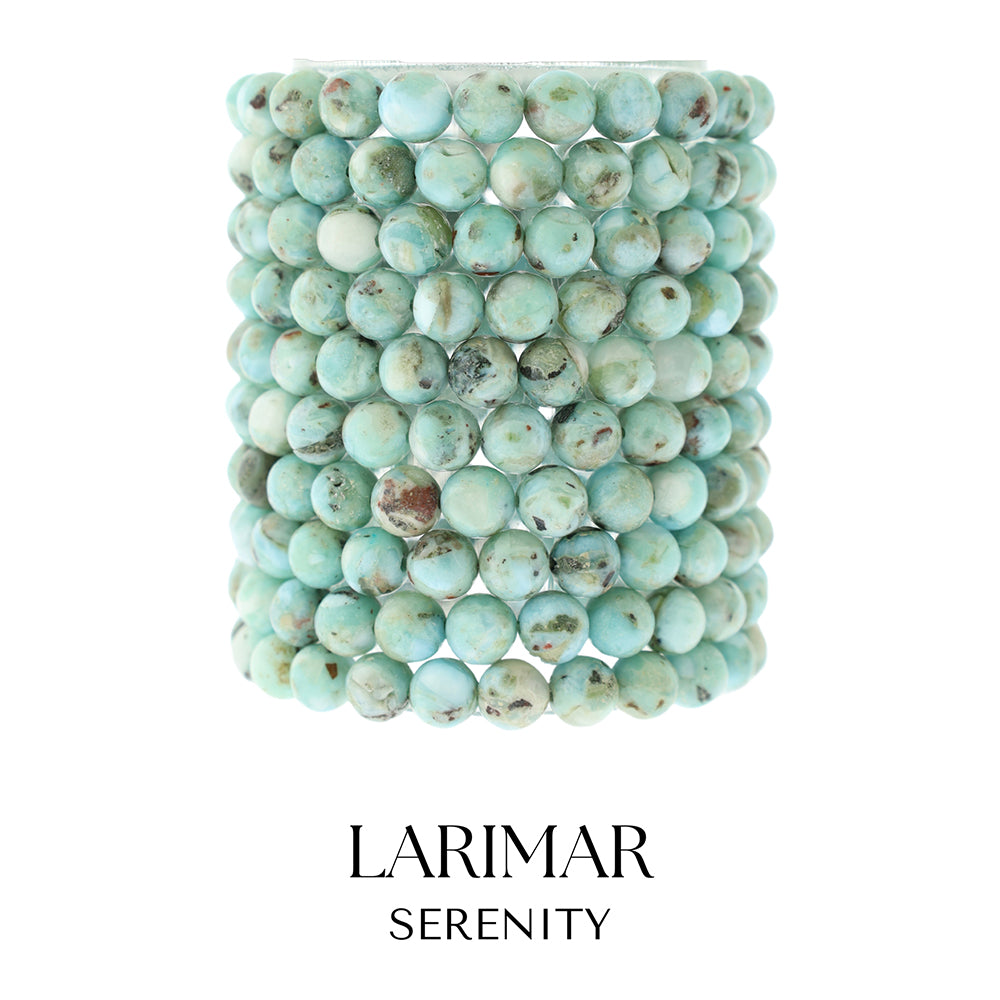 Larimar Gemstone Bracelet Collection