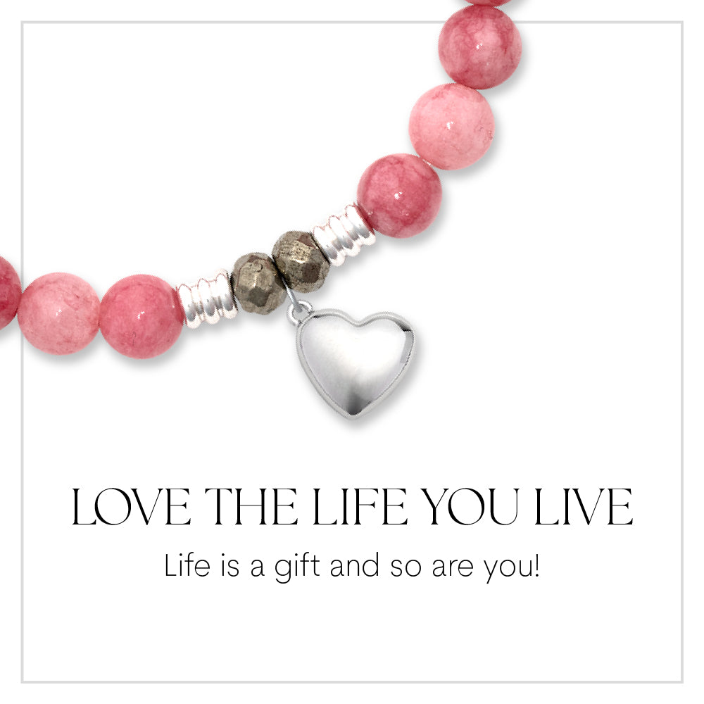 Love the Life You Live Sterling Silver Charm Bracelet Collection