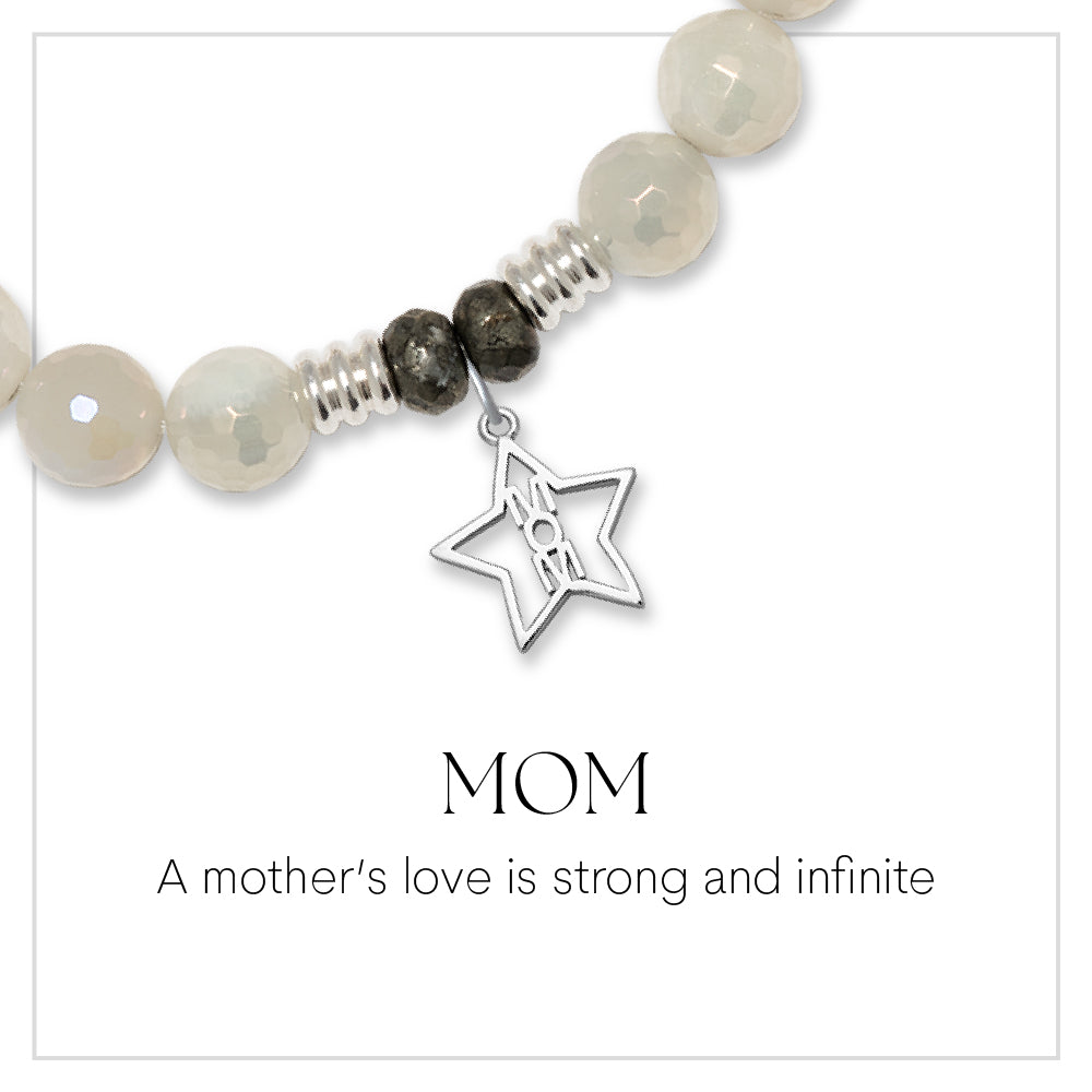 Mom Star Sterling Silver Charm Bracelet Collection