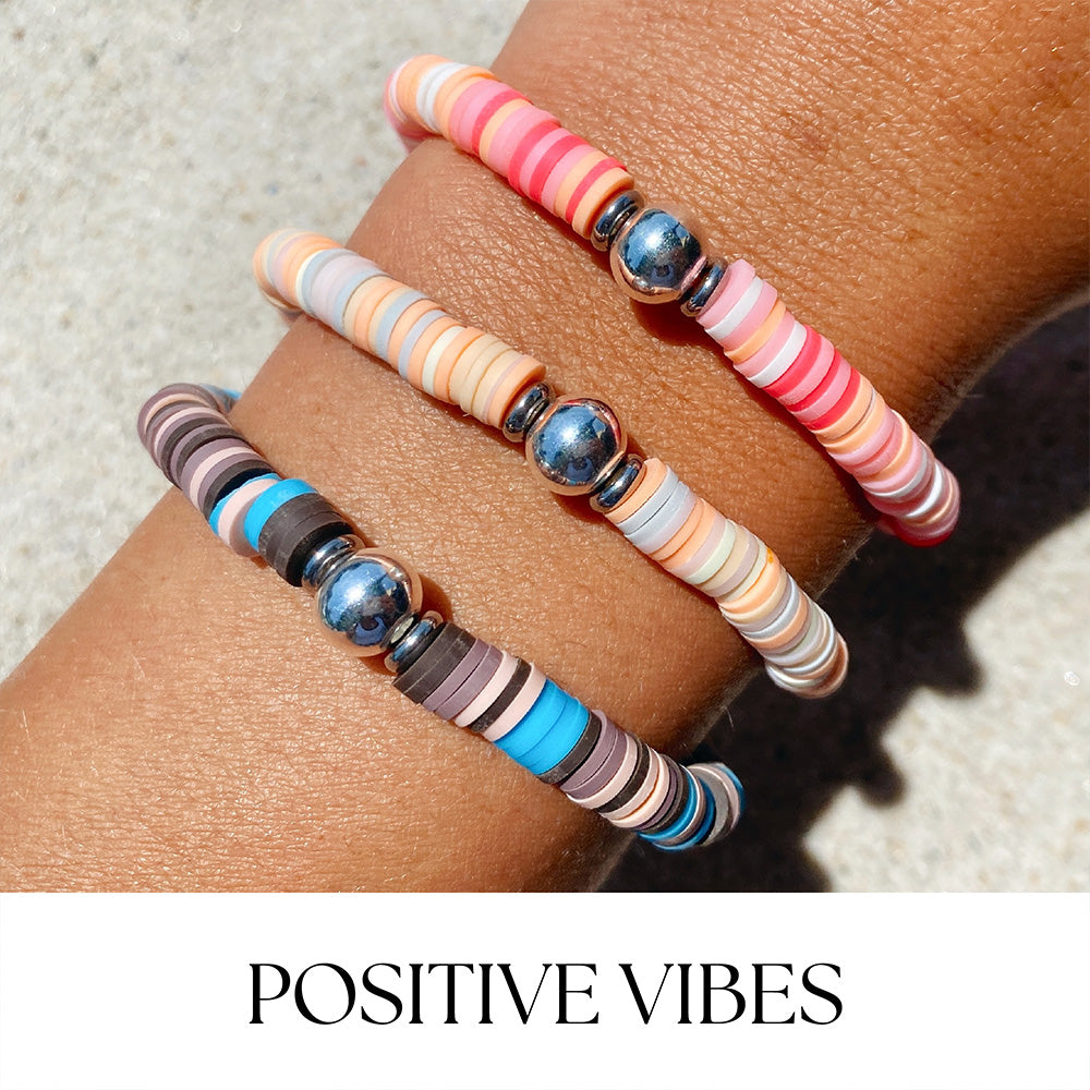 Positive vibes bracelet Clearance
