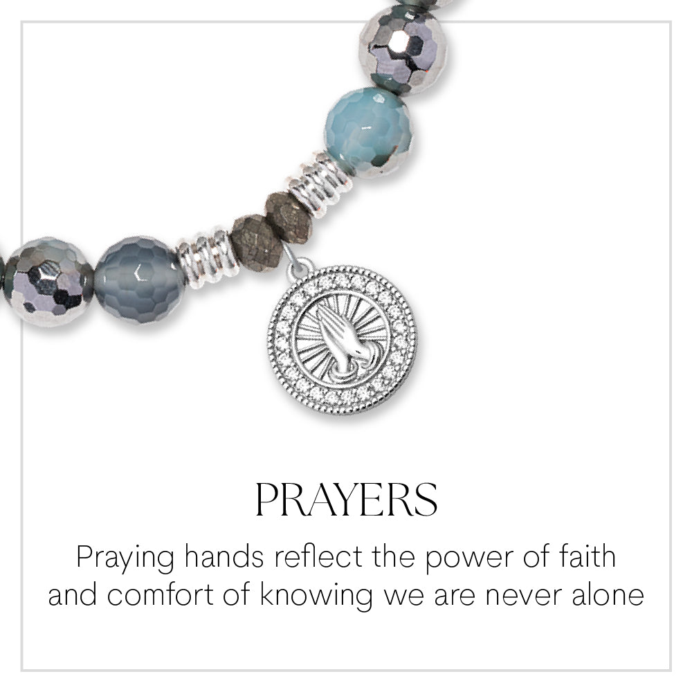 Prayers CZ Charm Bracelet Collection