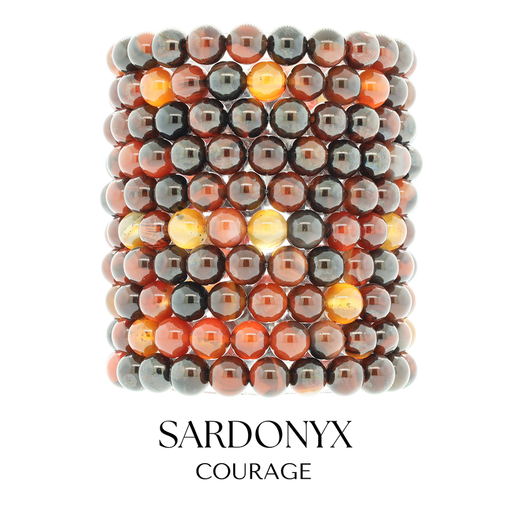 Sardonyx Gemstone Bracelet Collection