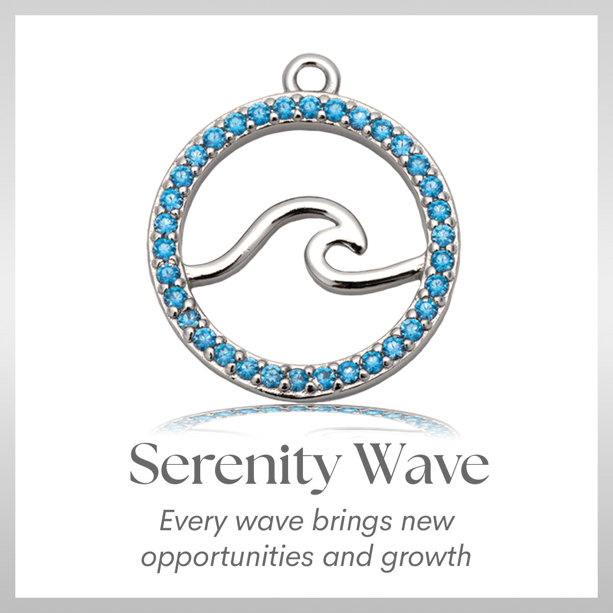 Serenity Wave Charm Bracelet Collection