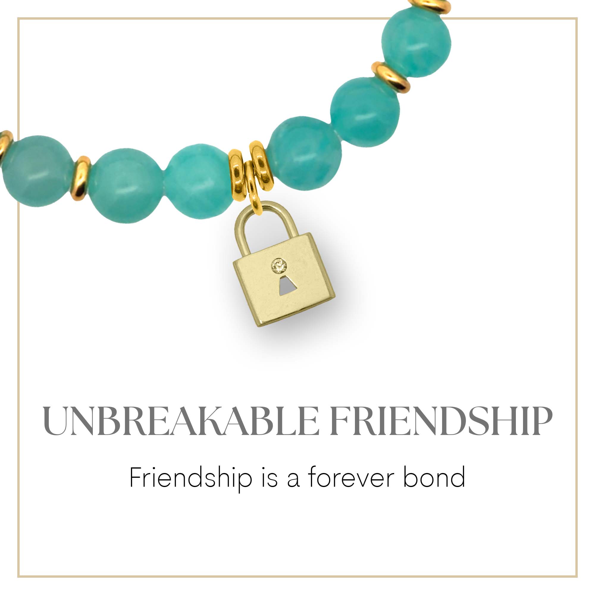 Unbreakable Friendship Gold Charm Bracelet Collection