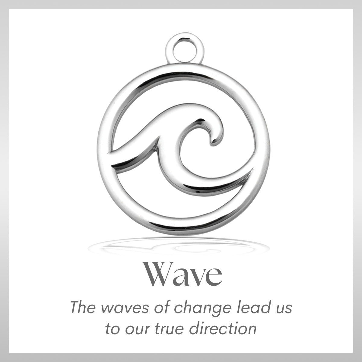 Wave Cutout Charm Bracelet Collection