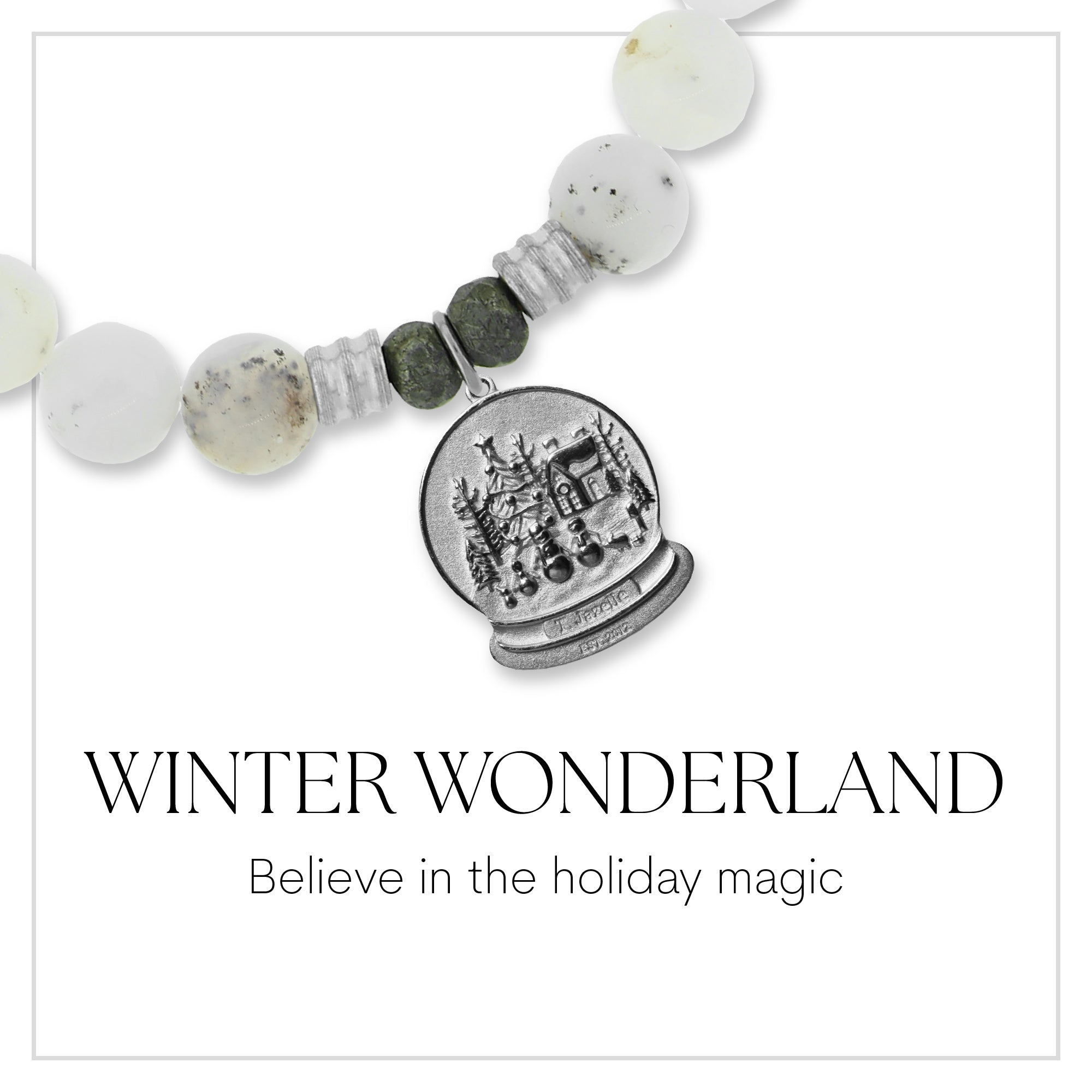 Winter Wonderland Sterling Silver Charm Bracelet Collection