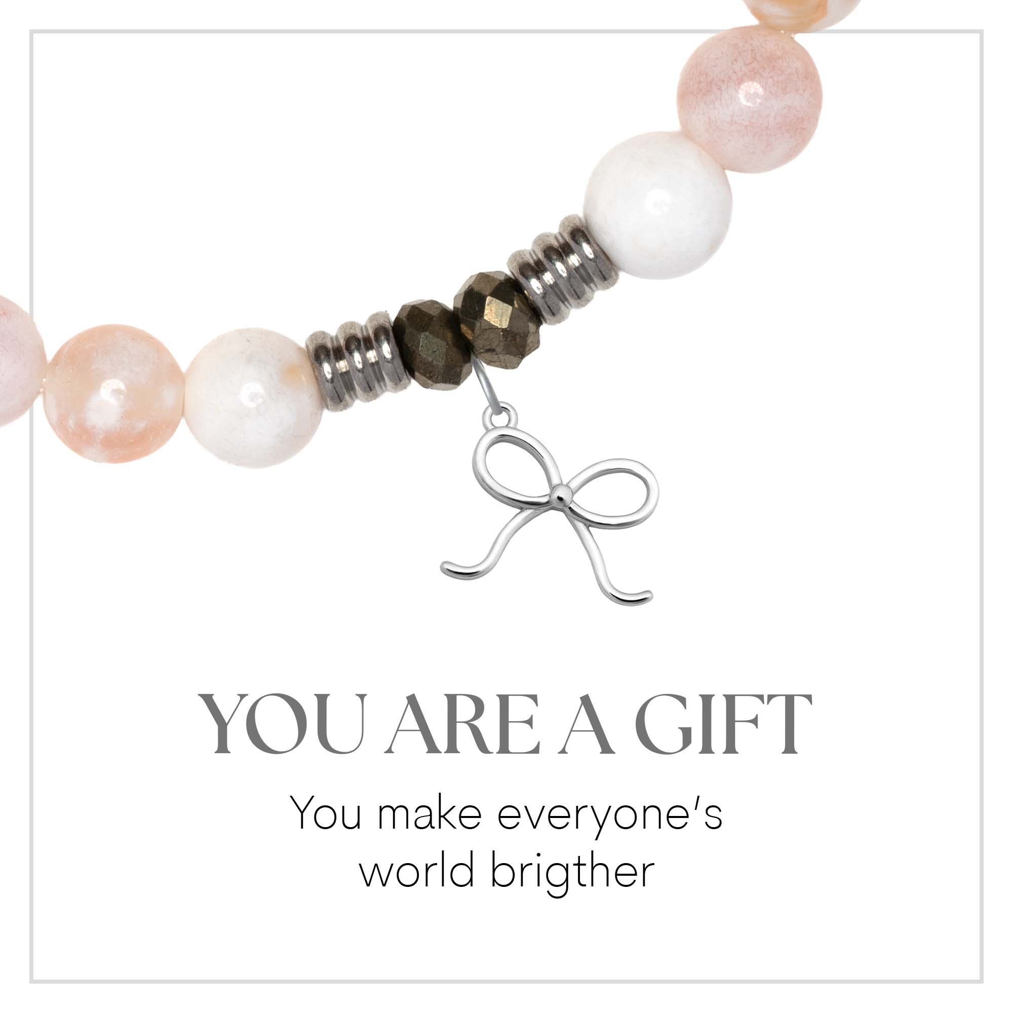 You Are A Gift Sterling Silver Charm Bracelet Collection
