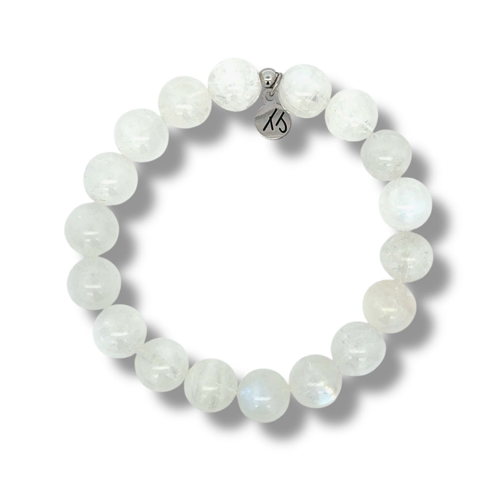 10mm Stacker Collection- Healing Bracelet with Moonstone Gemstones