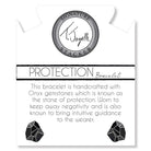 10mm Stacker Collection- Protection Bracelet with Onyx Gemstones