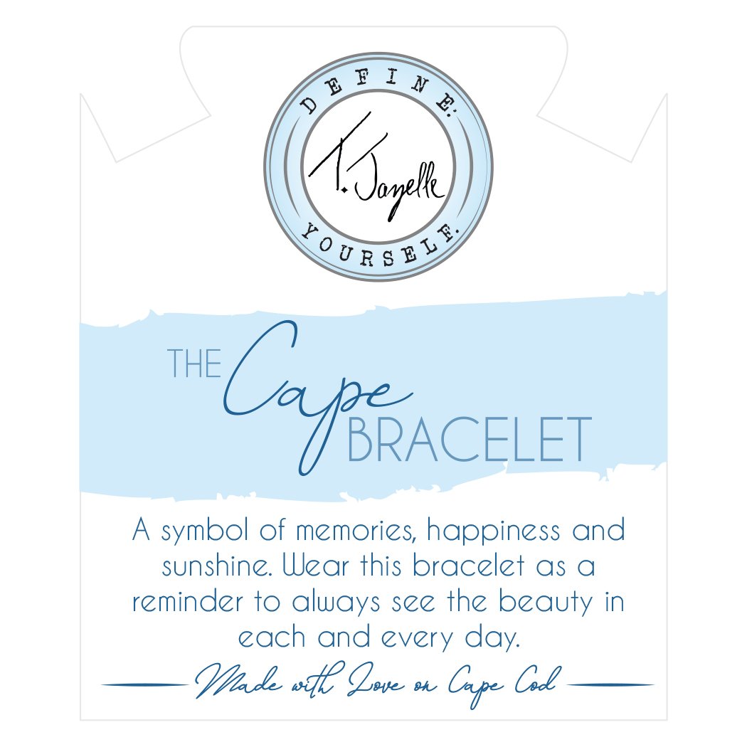 2026 Cape Cod Bead Bracelet with Silver Steel & Gold