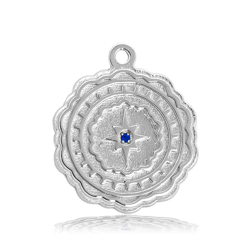 Amethyst Citrine Gemstone Bracelet with Healing Sterling Silver Charm