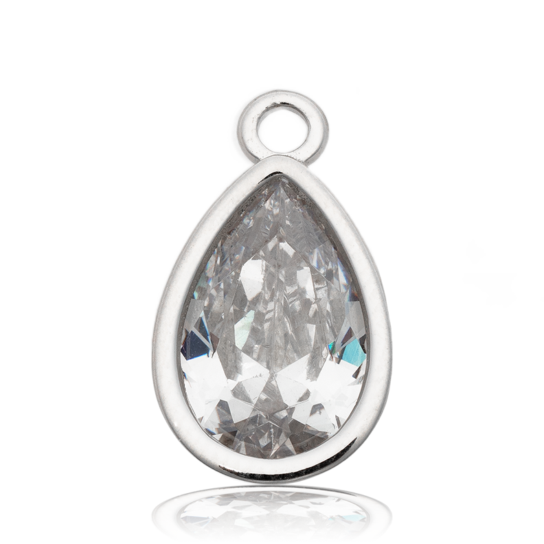 Amethyst Gemstone Bracelet with Inner Beauty Sterling Silver Charm